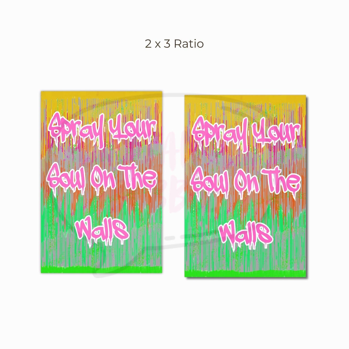 Digital Graffiti Art Print (Instant Download)