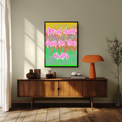 Digital Graffiti Art Print (Instant Download)
