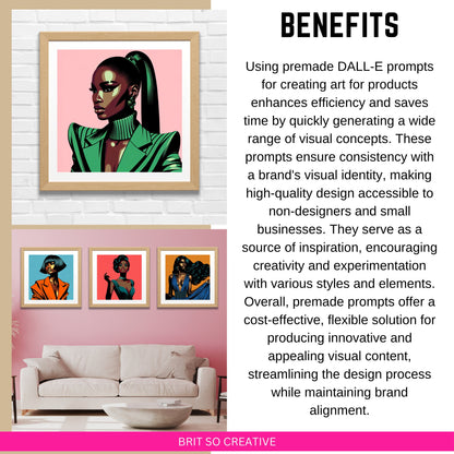 Pop Art Prompts PDF – For Millennial Black Women Creatives