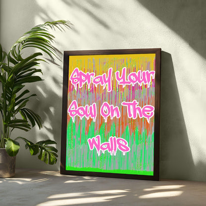 Digital Graffiti Art Print (Instant Download)