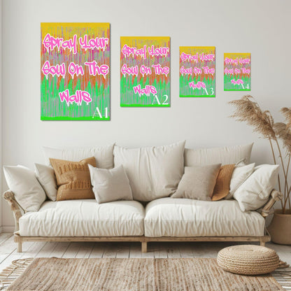 Digital Graffiti Art Print (Instant Download)