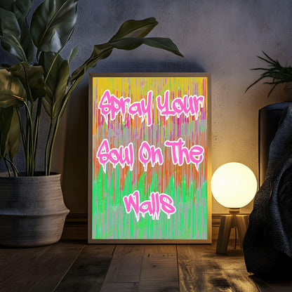 Digital Graffiti Art Print (Instant Download)