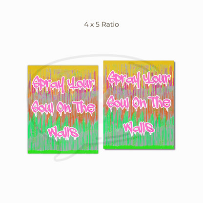 Digital Graffiti Art Print (Instant Download)