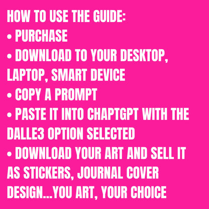 Pop Art Prompts PDF – For Millennial Black Women Creatives