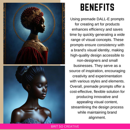 Black Royalty – AI Art Prompt Guide (PDF for DALL·E & MidJourney)